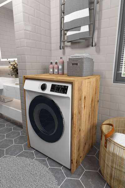 atakhome Çamaşır Makinesi Dolabı Kurutma Makinası Dolabı