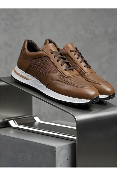 CRC AYAKKABI Crc Urban Leather - Genuine Leather Anthracite Casual Shoes