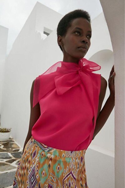 SENNA BONYBONE BLOUSE Fuşya