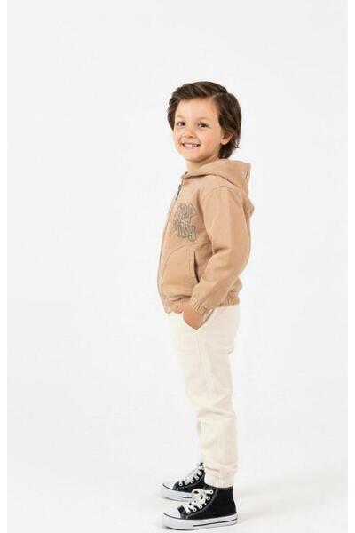 Emilakids طقم منسوج بقلنسوة للأولاد