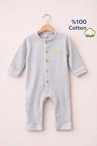 Babyzz %100 PAMUK FİTİLLİ KUMAŞ BEBEK TULUM