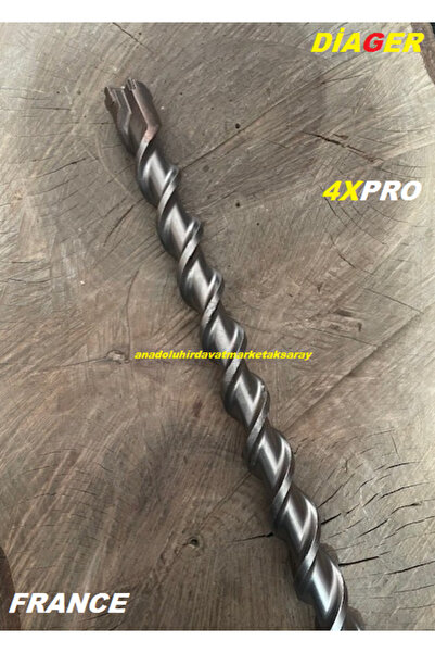 DIAGER 4X SDS MAX 20MM BETON DELME UCU KAYA DELME UCU TAŞ DELME UCU 20*1000MM...
