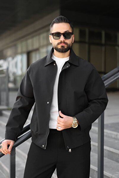 BASEL.CO Premium Ρετρό Μπουφάν από Γκαμπαρντίνα Μιλάνο - Απλό και Κομψό με Στυλ