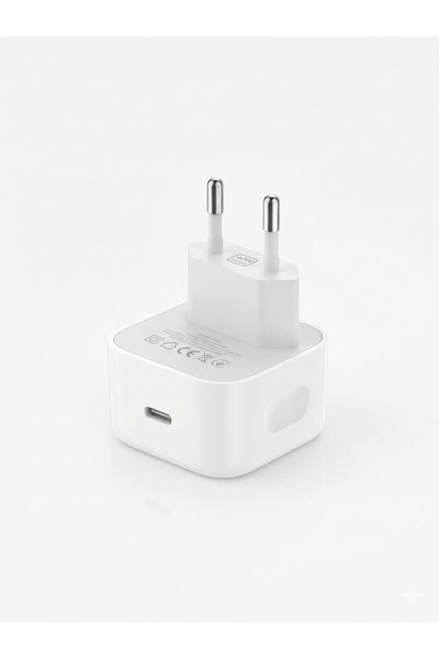 utechno iPhone 17 Pro Max Plus Uyumlu 40W Hızlı Şarj Adaptörü Type-C 60W Dinamik Hızlı Şarj Destekli GaN5