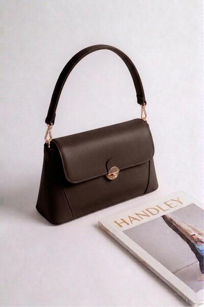 Handley Τσάντα ώμου - Καφέ - Ψεύτικο δέρμα
