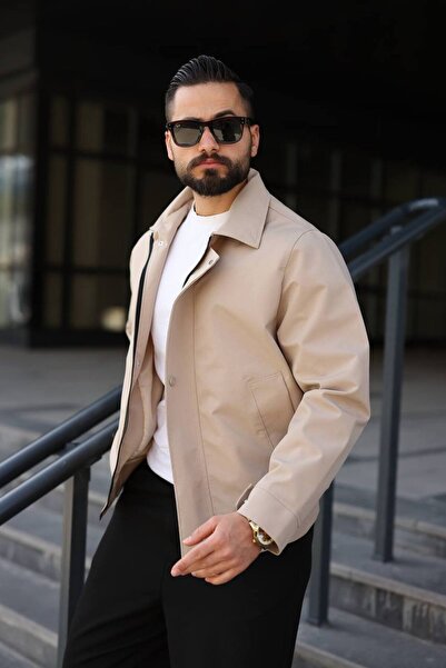 BASEL.CO Premium Ρετρό Μπουφάν από Γκαμπαρντίνα Μιλάνο - Απλό και Κομψό με Στυλ