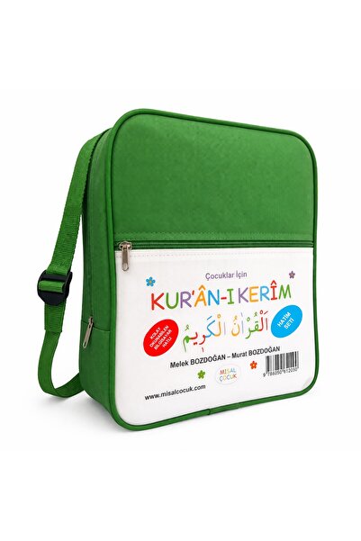 Misal Çocuk Çocuklar İçin Kur’an-ı Kerim 1-30. Cüzler Yeşil Çantalı - Murat B...