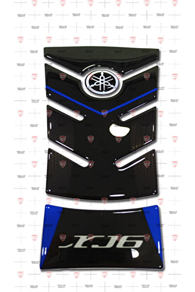 Redline Grafik Redlinegrafik XJ6 Uyumlu Tank Pad Race Blue