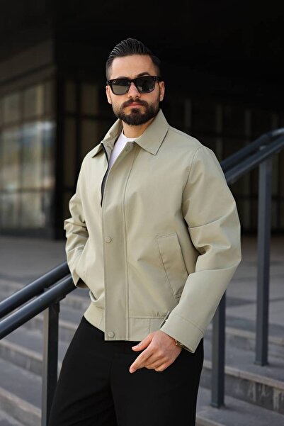 BASEL.CO Βίντατζ Μπουφάν Γαμπαρντίν - Αδιάβροχο και Αντιανεμικό