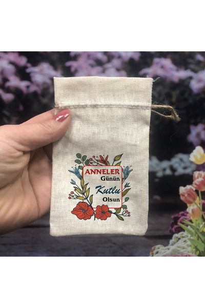 Anneler Günü Hediyelik Kese Büyük Boy (9 X 16 CM) (10 ADET)