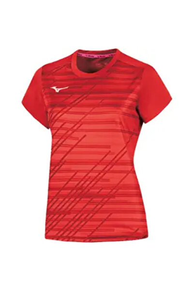 MIZUNO Chiba Tee Women's T-Shirt Red