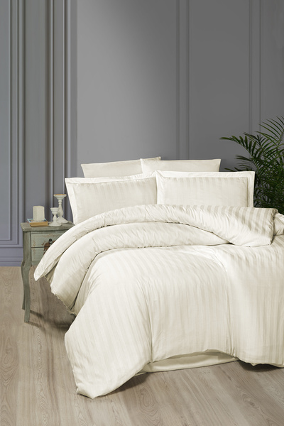 First Choice Σετ διπλής παπλωματοθήκης από 100% βαμβάκι 200 TC (80 νήματα) με...