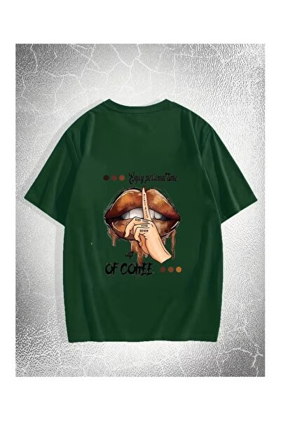 DAXİS Sportwear Company Υπερμεγέθες μπλουζάκι με στάμπα χειλιών στην πλάτη