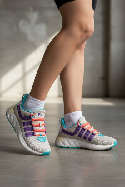 lumberjack SW-4149 Μωβ Γυναικεία Comfort Casual Παπούτσια Sneaker