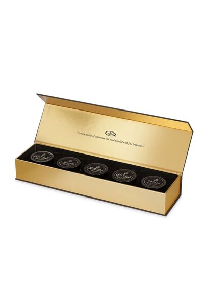 ALREHAB Incense Set Rahab (Black) Contains 5 Pieces