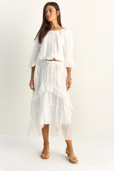 Bianco Lucci Σετ δύο τεμαχίων - Λευκό - Regular