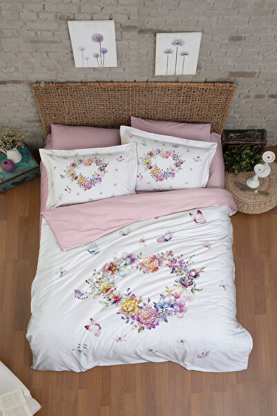 First Choice Σετ παπλωματοθήκης Misty 100% βαμβακερό 200 TC (80 νήματα) με ψη...