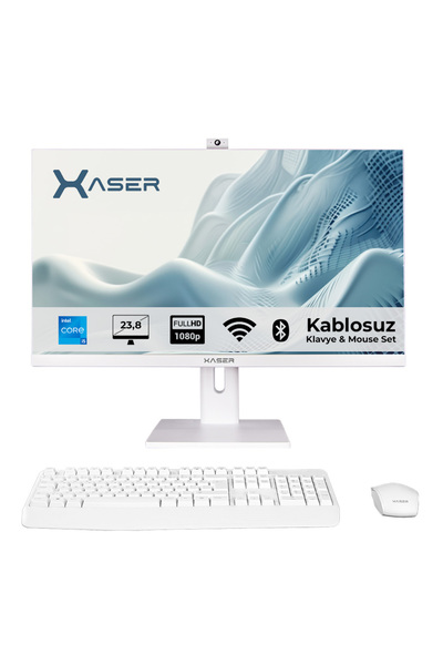 XASER Xs169 i3 12100 16GB Ram 512GB SSD 23.8" Webcam + Wifi+ BT All In One Bi...