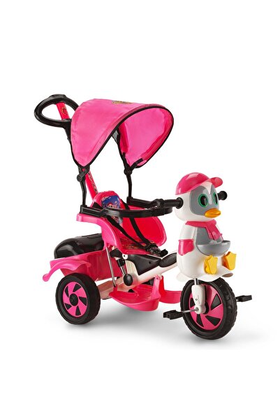 Dilaver Baby Poufi Penguen Ebeveyn Kontrollü Tenteli Bisiklet