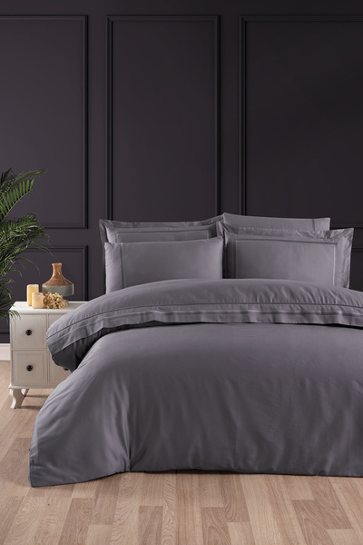 First Choice Σετ Παπλωματοθήκη Gomez 100% Βαμβάκι 200 TC (80 Κλωστές) Κεντημέ...