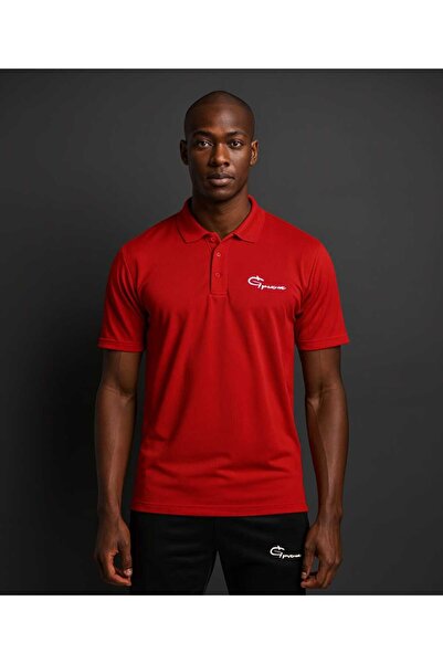 ByFourMan Μπλουζάκι από ύφασμα πικέ με στάμπα και λαιμόκοψη πόλο