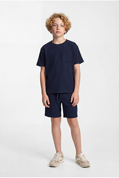 PAULMARK Αγορίστικο σορτς με ελαστική μέση και δέσιμο