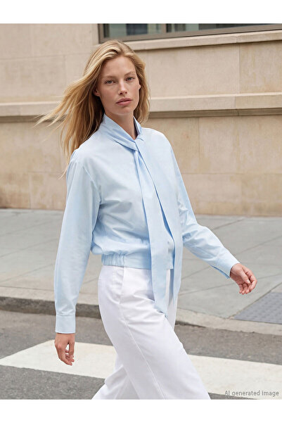 LC Waikiki Nevavm Foulard Collar Women's Shirt with a Difference