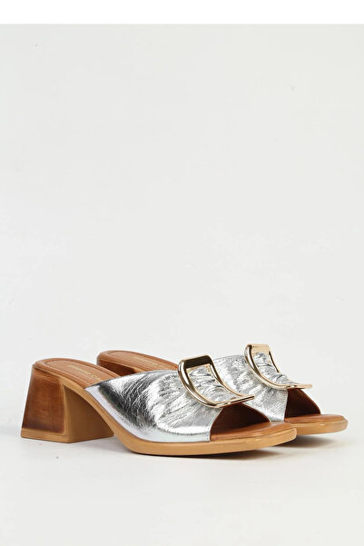 Pierre Cardin Γυναικείες κομψές παντόφλες από γνήσιο δέρμα με χοντρό άνετο τα...