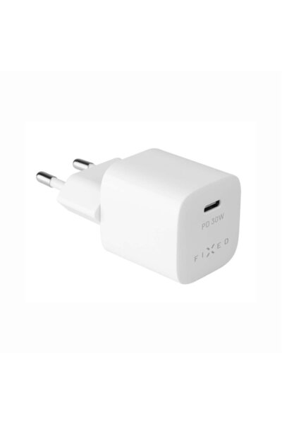 FIXED Încărcător de călătorie Mini USB-C 30W, Alb