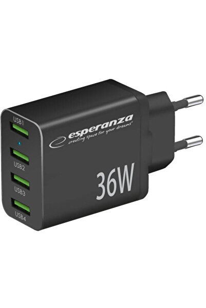 ESPERANZA Încărcător de rețea EZC107K 36W Negru