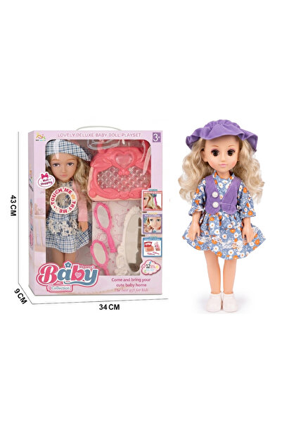 iTajir Elegant Doll Toy with Beauty Set and Accessories – with Modern Clothes...
