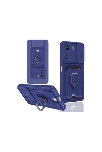 Generic Brand Xiaomi Redmi 13C Case Zuma Silicone with Ring and Business Card...