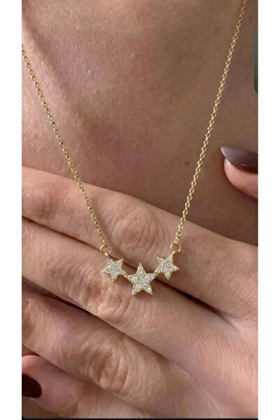 Unshaded Steel Necklace | Women Star Necklace | Necklace for Sensitive Skin | Gold Necklace Star