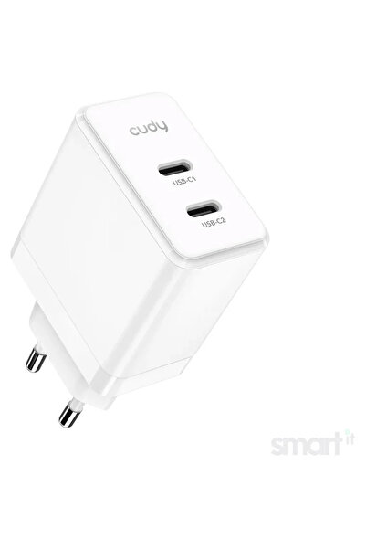 cudy 2-Port 40W USB-C Charger EU Plug