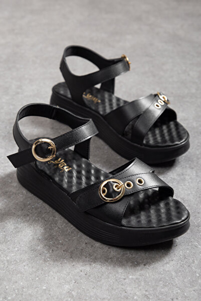 Mc vay Shoes 001 Κομψά γυναικεία σανδάλια με λεπτομέρεια κάψουλας, ανατομική ...