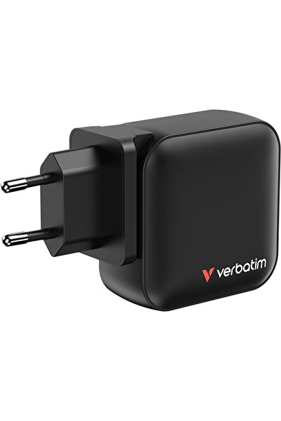 Verbatim Încărcător mini GaN, 100W, EU/UK/US 2 x USB-C PD 100W, 1 x USB-C PD ...