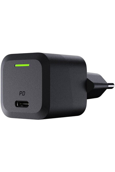 Green Încărcător USB PowerGaN 33 W PD 3.0 QC 3.0 1x USB-C negru