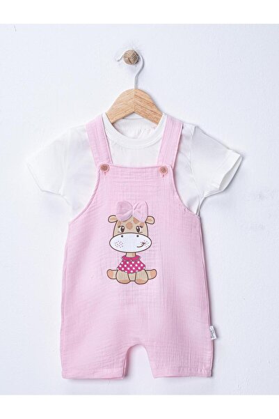 minitix PAPYONLU YAZLIK 2'Lİ SLOPET BEBEK TAKIMI