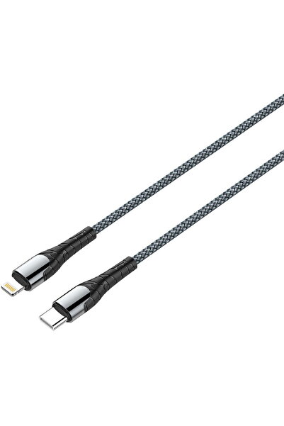 ColorWay Cablu Type-C - Lightning (Încărcare rapidă PD) 3.0A (30W) 1m gri
