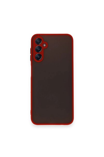 ArkhenX غطاء سيليكون مونتريال لهاتف سامسونج جالاكسي A25 5G - أحمر