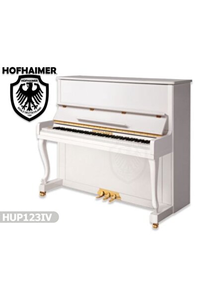 Hofhaimer HUP123IV Konsol Piyano (Fildişi Beyaz) | Parlak Beyaz Kasa Zarif Ta...