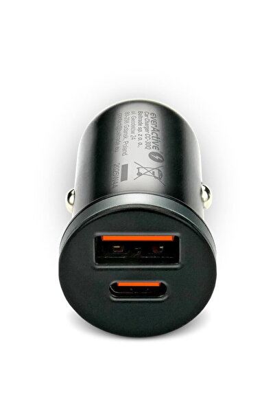 everActive Car charger CC-30Q USB + USB-C QC 3.0 PD 35W
