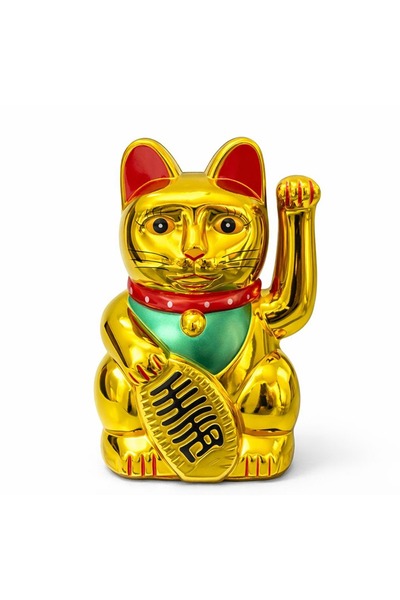 Store Pilli Sallanan Şans Kedisi Maneki Neko Büyük Boy Dekoratif Japon Bereke...