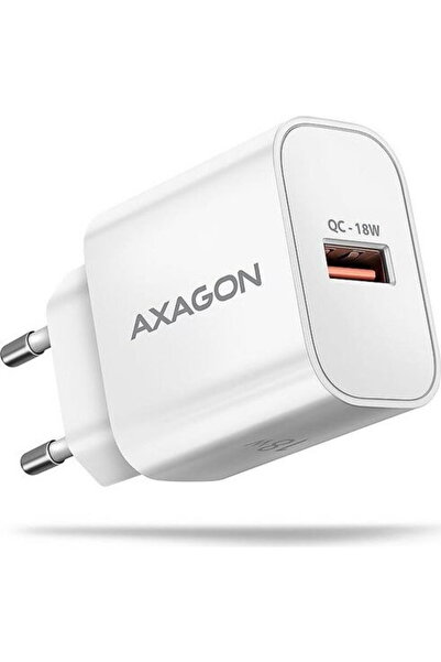 Axagon ACU-QC18W Wall charger 18W, 1x port USB-A, QC3.0/AFC/Apple, white