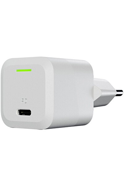 Green USB Charger Cell PowerGaN 33 W PD 3.0 QC 3.0 1x USB-C white