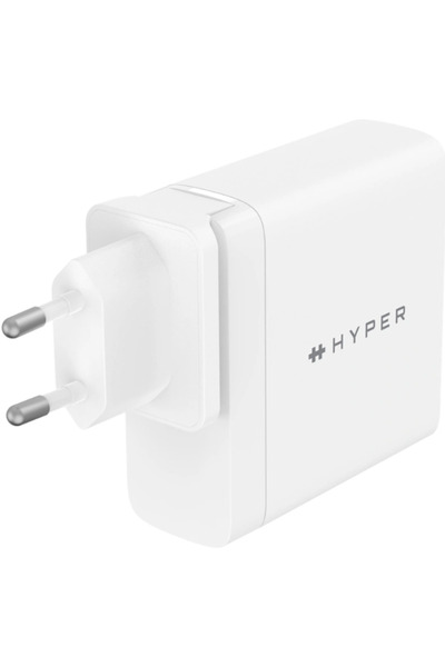 Hyper Juice PD3.1 140 W 3-портово GaN зарядно за стена - с 2м USB-C към USB-C...