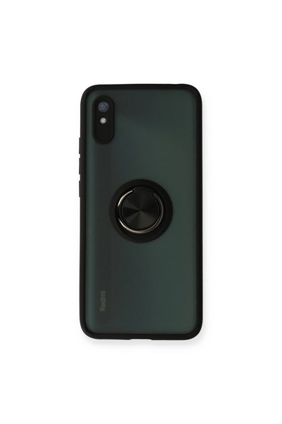 ArkhenX Xiaomi Redmi 9A Case Montreal Ring Silicone Cover - Black