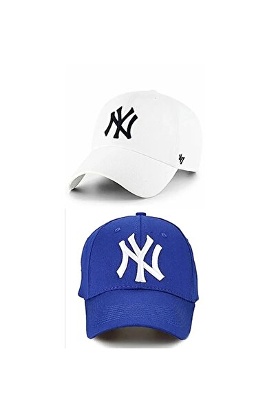 luwian Spor Şapka Unisex 2'li Takım Arkası Ayarlanabilir Pamuklu Şapka Cap