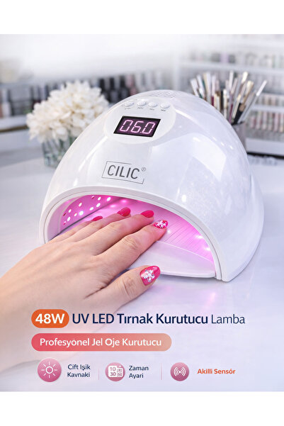 CİLİC 48W UV LED Tırnak Kurutucu