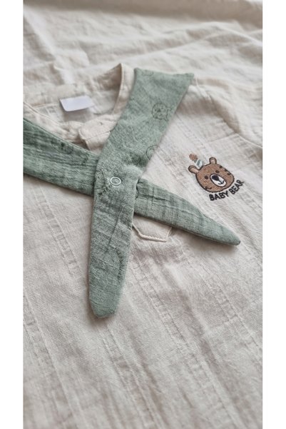 Sabi Baby Boy Muslin Sailor Collar Short Sleeve Shorts Set